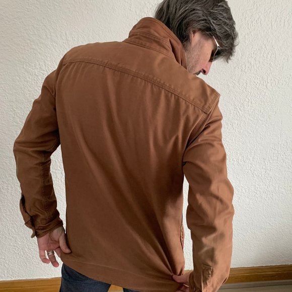 Tan Koto Bomber Jacket with Zip Front-Like New - Picture 2 of 8